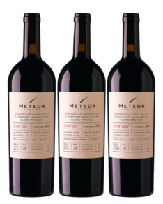 2016 Meteor Vineyard Cabernet Sauvignon Clone Project Napa Valley 3-pack (4-7-337)