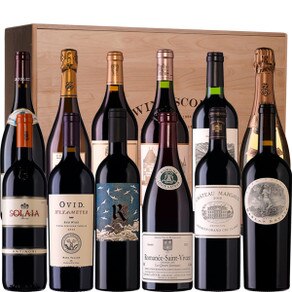 The Pinnacle 12-Bottle Wood Gift Pack